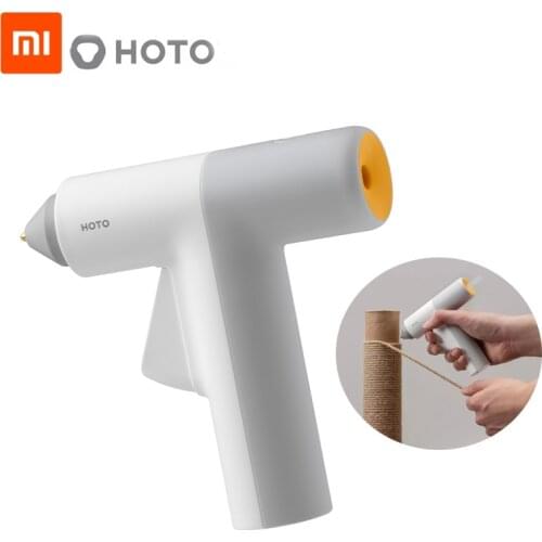 HOTO Hot Melt Glue Gun 4V Lithium Battery Cordless Glue With Glue Stick 125mm Long Home DIY Tools Hand Craft Tools