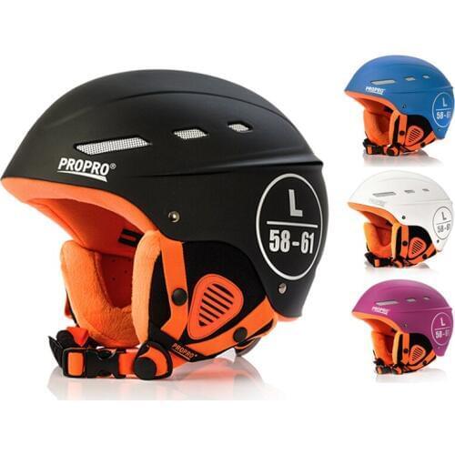 Ski Helmet Integrally-molded Men Women Snowboard Helmet Skating Skateboard Skiing Helmet Ultralight Breathable Warm Snow Helmet