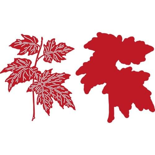 Big Leaves Metal Cutting Dies for DIY Scrapbooking Crafts Dies Cut Stencils Maker Photo Album Template Handmade Decoration