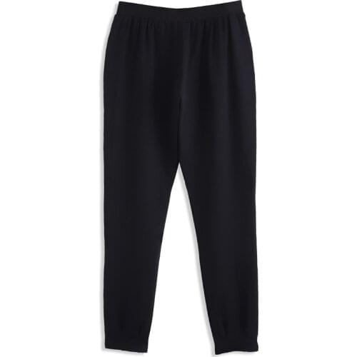 Women Pants 2018 Autumn Plus Size 10XL 8XL 6XL 4XL Middle Aged Womens Clothing High Waist Slim Pencil Black Pantalon Femme