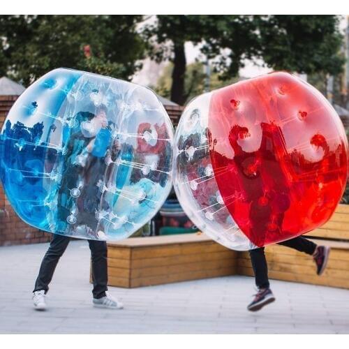 1.0mm Tpu Inflatable Zorb Ball 1m 1.2m 1.5m 1.7m Bubble Soccer Ball Air Bumper Ball Bubble Football For Adults Or Child