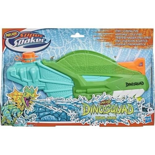 Nerf Super Soaker DinoSquad Dino-Soak Water Blaster -- Pump-Action Soakage For Outdoor Summer Water Games