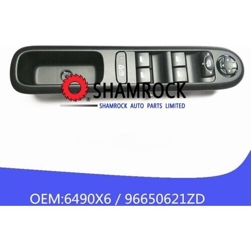 DRIVER FRONT POWER FOLDING WINDOW CONTROL SWITCH oem 96650621ZD/ENV 01010444/96644915XT for 2009-2016 Ppeugeot 3008 5008