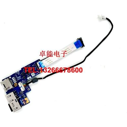 DC Power Jack board For Lenovo Thinkpad E531 laptop DC-IN Network card interface board NS-A046