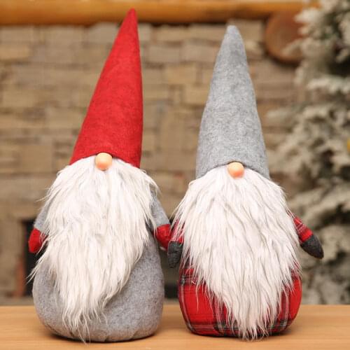 Swedish Tomte,Santa - Handmade Scandinavian Gnome Plush Present - Home Ornaments Holiday Decoration Christmas Decor Craft