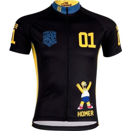 SIMPSONS cycling clothing 2019 Pro team cycling Jersey Men Summer road bike shirt quality bicycle tops wear ropa ciclismo hombre
