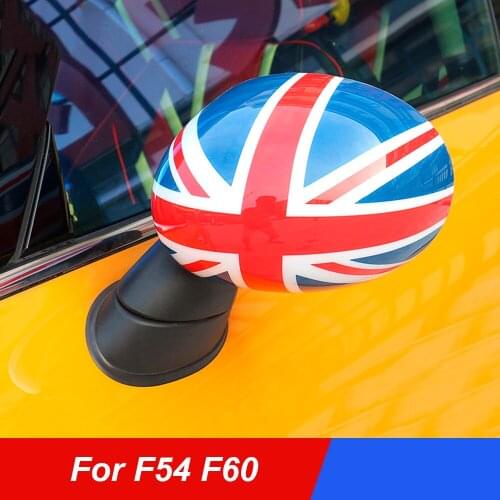 Car Styling Door Rear View Mirror Cover Housing Shell Sticker For Mini Cooper One S JCW F54 Clubman F60 Countryman Accessories