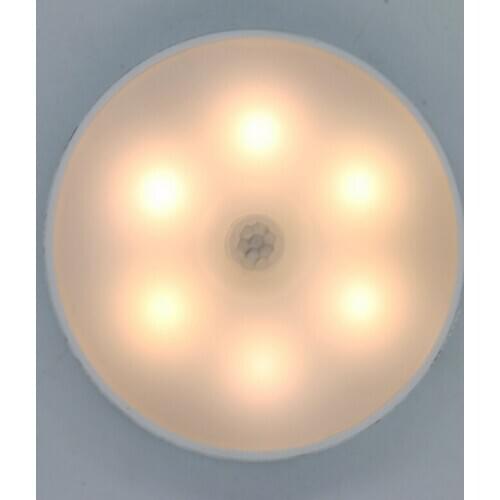 LED Night Light Motion Sensor Warm White USB Rechaeable Magnetic Night Lamp For Stairs Cabinet Restroom Bedroom Aisle Wall Light