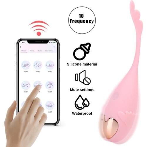 Vaginal Tighten Exercise Wearable Dildo Vibrator APP Control Clitoris G Spot Stimulation 10 Frequency Sex Toys for Women