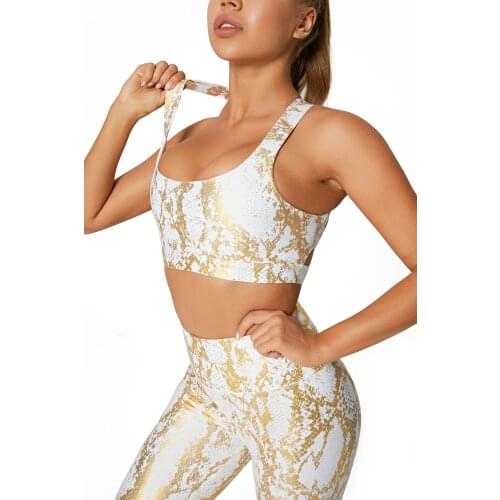 2 PCS Snake Skin Seamless Yoga Set Women Sport Bra Leggings High Waist Outfit Gym Set Fitness Workout Clothes Sportswear