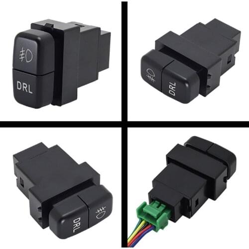 1pc Dual key switch dual switch fog light recorder radar power supply daytime running light Switch Button for Mitsubishi LancerX