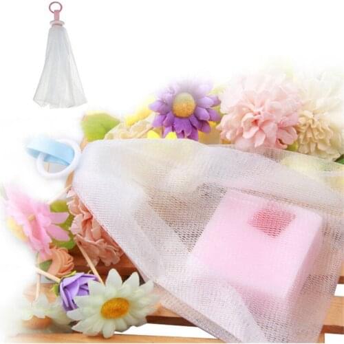 1pcs face clean tool Soap Foaming Net Bath Shower Soap Blister Bubble Mesh Bath Washing Tool Body Cleanning Bathroom Accessories