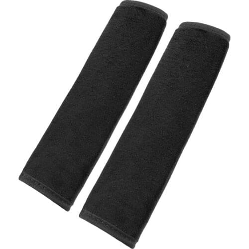 2Pcs Universal Car Seat Belt Cover Soft Plush Seat Belt Shoulder Pad For More Comfortable Driving