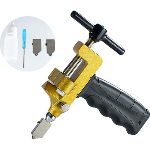 2 in 1 High-Strength Tile Glass Cutter Manual Edge Opener One-piece Diamond Cutting Hand Tools