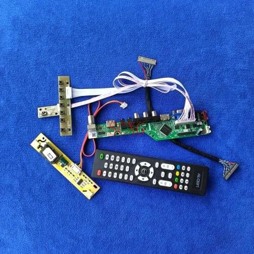Analog Signal 2CCFL LVDS 30 Pin HDMI-compatible USB AV VGA For TX38D88VC1GAA/TX38D88VC1GAB Monitor controller board Kit 1024*768