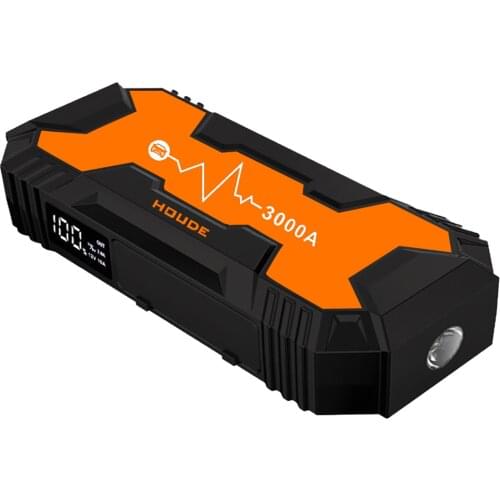 3000A Car Jump Starter 22000mah Large Capacity Power Bank USB Type-C DC Charging Bus Tank Vans Booster Powerful Power back