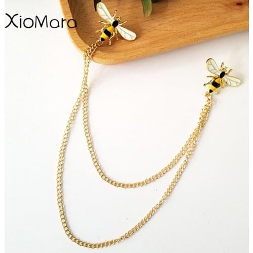 Bee Kind Enamel Pin Badge Brooch Bag Clothes Lapel Pin On Clothes Bags Honey Insect tassel Exquisite Gifts For Women Men