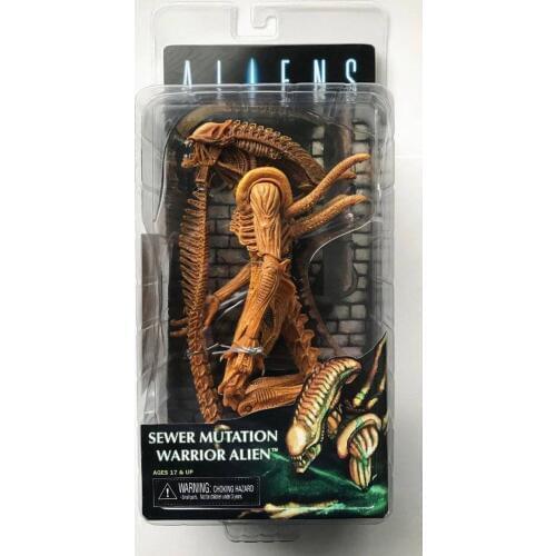 NECA 2017 L Alien 2 Sewer Mutation Warrior Alien Action Figure Toy Doll 18cm