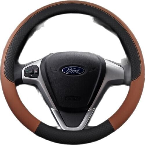 Car Steering Wheel Cover Auto Wheel Cover 38CM Anti-Slip Automotive Accessories ranger accessories Breathable Fabric Braid