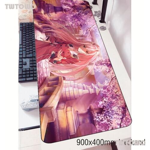 Darling In The Franxx Padmouse 900x400x2mm Gaming Mousepad Game Cool New Mouse Pad Gamer Computer Desk Adorable Mat Mousemat Pc