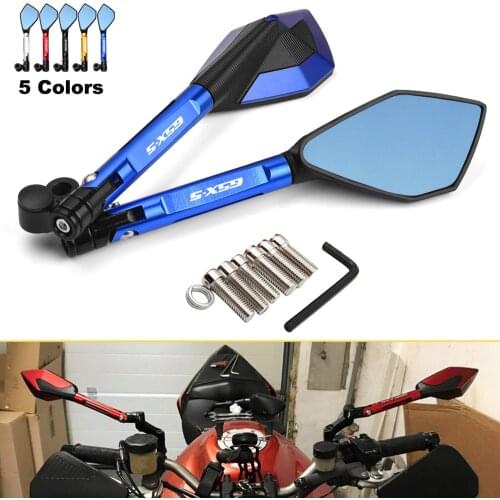 Motorcycle CNC Universal Rearview Rear View Mirror Side Mirrors For Suzuki GSXS 750 1000 GSX-S GSX S750 S1000 2020 2019 2018