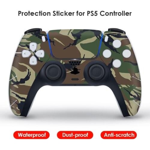 Protactive Decal Skin Cover Dustproof Portable Waterproof Scratchproof Carrying Decor for PlayStation 5 Gamepad