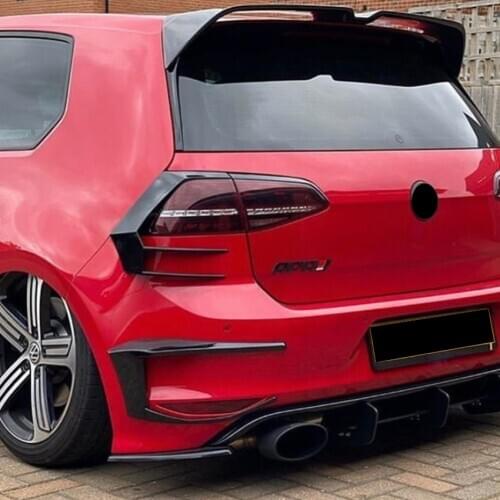 For Volkswagen VW Golf MK7 Golf 7 2012-2015 (Not Fit 7.5) Rear Light Flag Stickers Trim Cover Accessories Car Styling