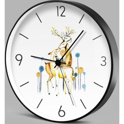 Wall Watch Living Room Digital Wall Clock Modern Design Electronic Desk Clock Home Decor Rose Gold Decoration Room Marij Uana 51