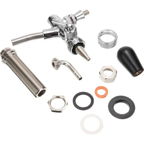 New 1pc G5/8 Handle Adjustable Flow Beer Tap DIY Stainless Steel Homebrew Beer Tap Tool Bar DIY Beer Wine Equipment Tap Supplies