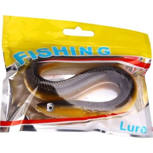 Luya Bait Electric Eel Soft Eel False Bait Eel Eel Loach Bait Fast Selling Hot Fishing Supplies 30cm 59g