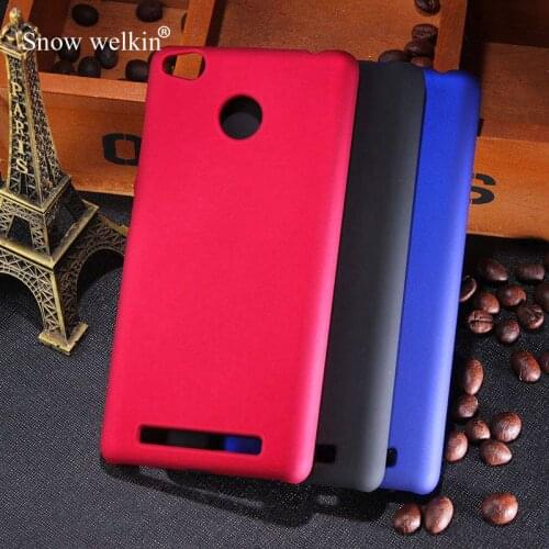 Snow Welkin Luxury Rubberized Matte Plastic Hard Case Cover For Xiaomi Redmi 3S / Redmi 3S 3 Pro Prime 5.0" Back Phone Cases