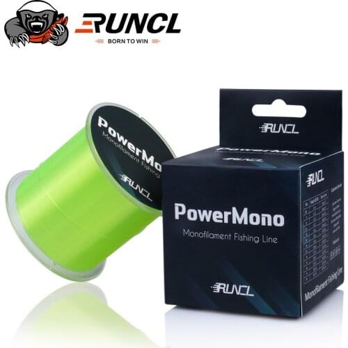 RUNCL 914M 1000Yds Nylon Fishing Line Japanese Durable Monofilament Rock Sea Fishing Line Thread Bulk Spool All Size 3LB-35LB