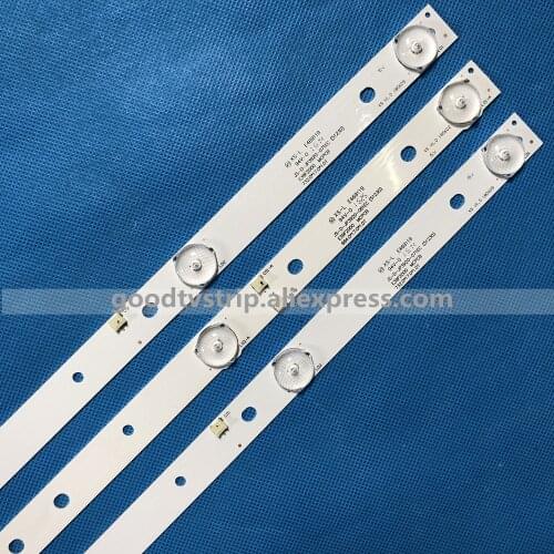 1Set=6 pieces 6/7lamps for led backlight LED39C310B JS-D-JP3920-061EC(51230) JS-D-JP3920-071EC(51230) E39F2000 MCPCB 732mm