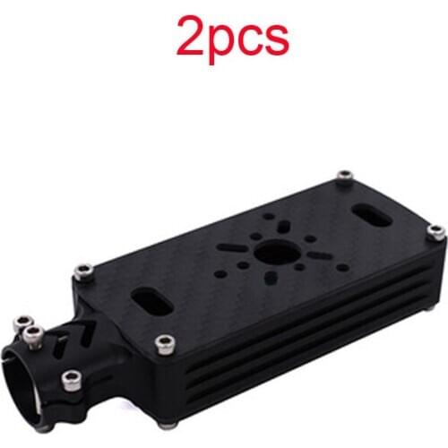 2PCS 16mm/19mm/25mm Hole Distance Motor Seat 16mm Carbon Tube Fixed Connector Holder for RC 4-Axis 6-Axis 8-Axis Aerial Drone