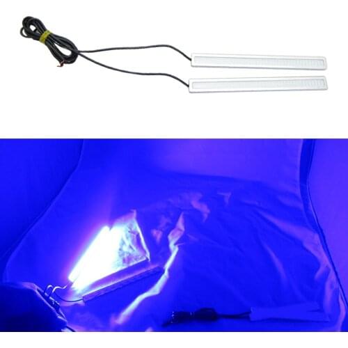 2pcs/Set Waterproof 12V COB LEDs DRL Daylight Driving Light Daytime Running Light for Car Vehicle Universal (White)