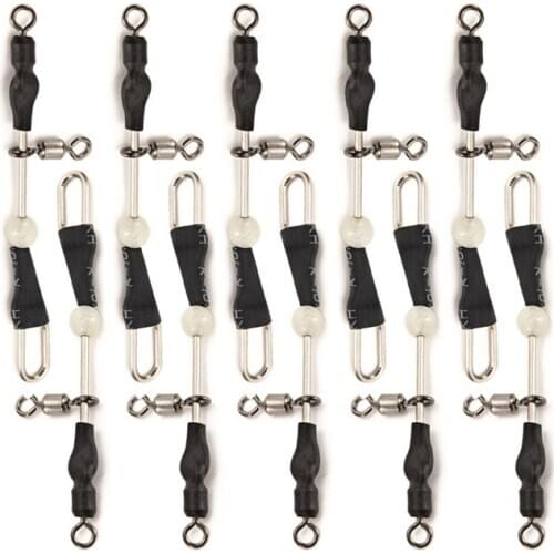 5PCS 10PCS /lot Fishing Hook Fishing Connector For Temporary Quick Hooks Connectors For Fishing