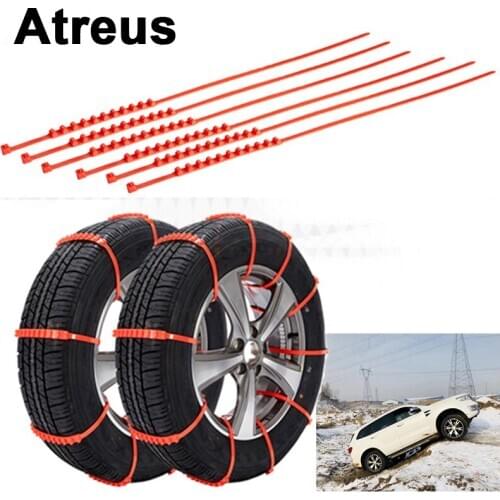 Atreus For VW polo passat b5 b6 b7 Mazda 3 6 cx-5 Toyota corolla Ford focus 2 3 Car Snow Tire Anti-skid Chains Wheel Tire Tools
