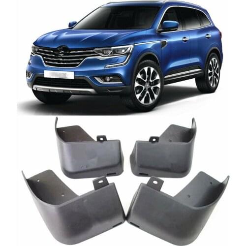 Car Decoration Front & Rear Splash Guards Mud Flaps fit for 2016-2019 RENAULT KOLEOS MK 2 Fender 4PCS/Set