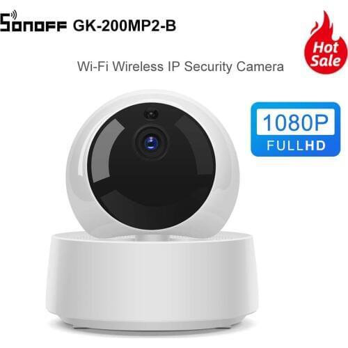 Sonoff GK-200MP2-B 1080P HD Wireless WiFi APP Control IP Security Camera Motion Detective 360° Viewing Activity Alert