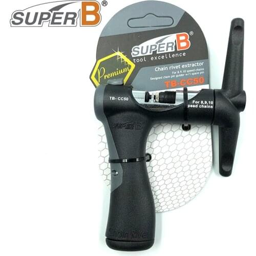 SUPER B Bike Chain Rivet Extractor TB-CC50 For 8/9/10 Speed Chains Bicycle Chain Pin Guider Cycling Repair Tools