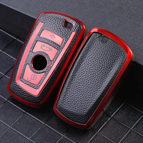 Car Key Case Protector Cover For BMW 520 525 F10 F30 F18 118i 320i 3 5 7 Series X3 X4 M3 M5 Auto Key Holder Shell Car Styling