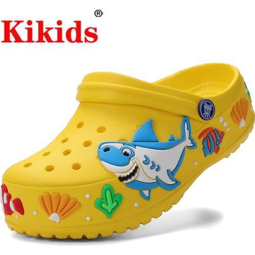Kid Shoes Older Infant Baby Kids Girl Boys Home Slippers Cartoon Floor Shoes Sandals Mini kid Sandals Breath Summer Soft Shoes