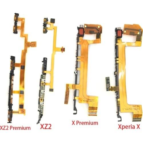 For Sony For Xperia X XZ Premium XZ2 Comppact XZ3 Power Switch On/Off Button Volume Key Button Flex Cable