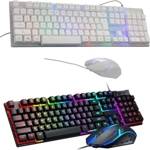 Tf200 Gaming Mechanical Keyboard Mouse Set D08A