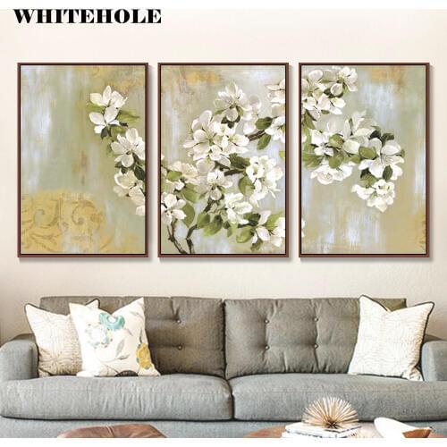 Wall Art Canvas Painting Posters And Prints,Flowers Posters Landscape Wall Art Pictures For Living Room Home Decor