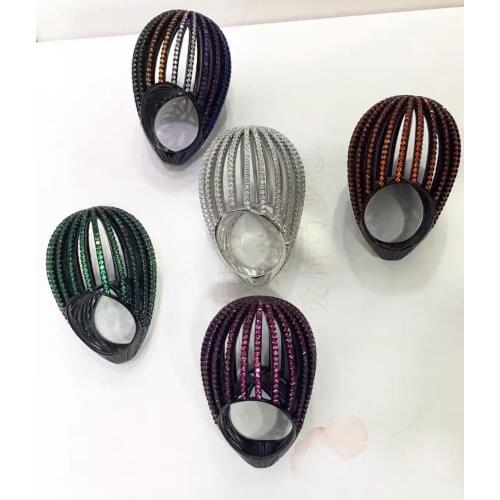 Fashion Brand fashion Jewelry Design Engagement S925 Ring Balloon For Women 2017 New 925 Sterling silver wedding ring CZ diamons