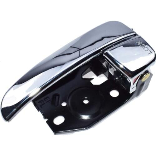 WOLFIGO New Chrome Interior Door Handle Front or Rear Left Side 826103D010 82610-3D010 Fit for 2002 03 04 05 Hyundai Sonata