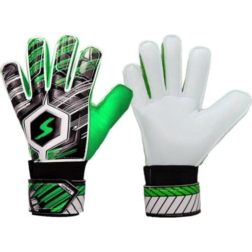 New Professional Football Full Latex Goalkeeper Gloves With Finger Guards Thickened Sport Equipment Protective Gear Accessories