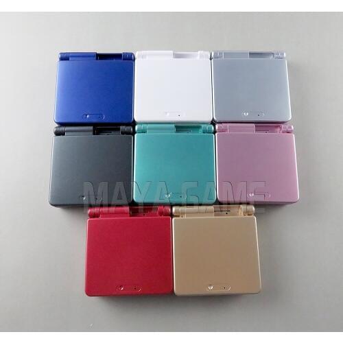 20sets/lot New Case for Gameboy Advance SP Replacement Shell Housing with cover and screws for GBA SP