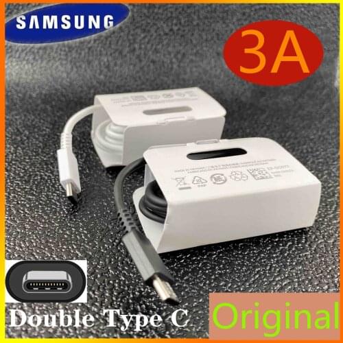 Original A71 Samsung 100CM Fast Charging USB 3.1 3A Type C To Type C Date Cable For Galaxy Note10 S20 FE S21 S21 Ultra A52